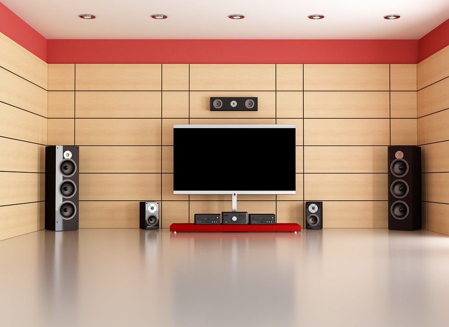 Salas, painéis e home theater